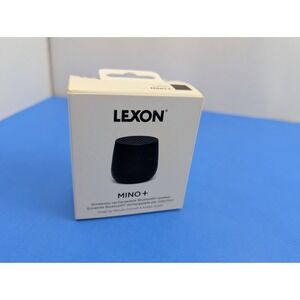 Lexon Mino+ Portable Bluetooth Speaker w/ Microphone Selfie Remote Black LA125